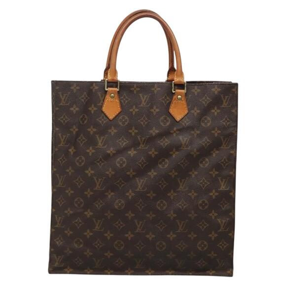 LOUIS VUITTON Monogram Sac Plat Hand Bag M51140 - Picture 2 of 16
